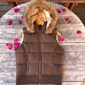 Medium Aeropostale brown winter vest